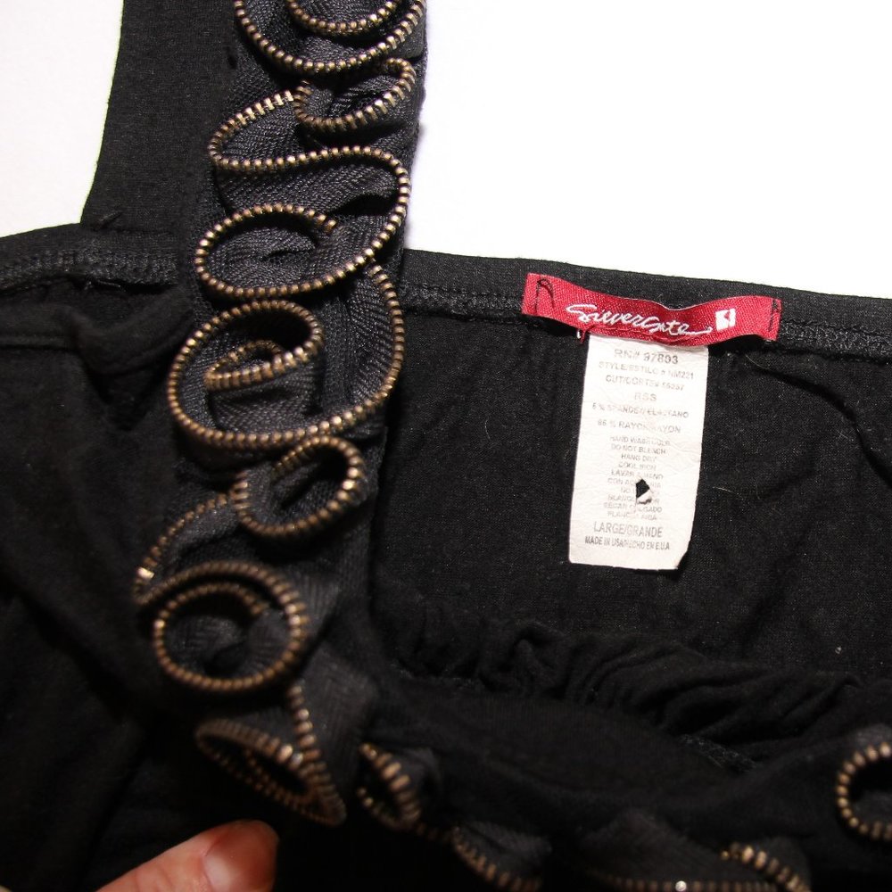 Silvergate Sexy Deep V Embellished Cami Tank - Picture 2 of 7